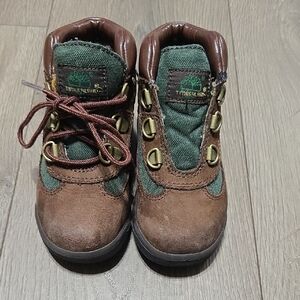 Timberland Kids Boots in Brown and Green